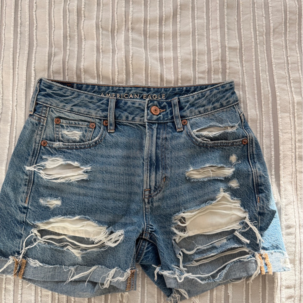 American Eagle Blue Denim Shorts